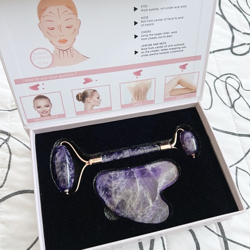 AMETHYST 💜 Face Roller Set